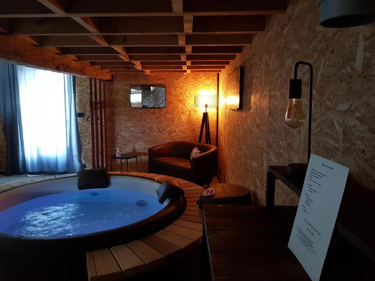 Au Soleil Vert - Chambre de charme avec spa et sauna privés Zeggers-Cappel Esterno foto